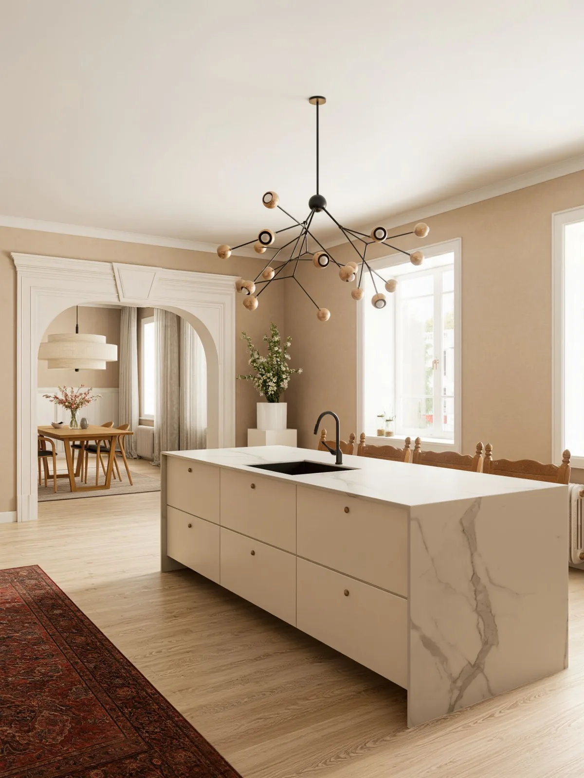 Sala y comedor contemporáneo